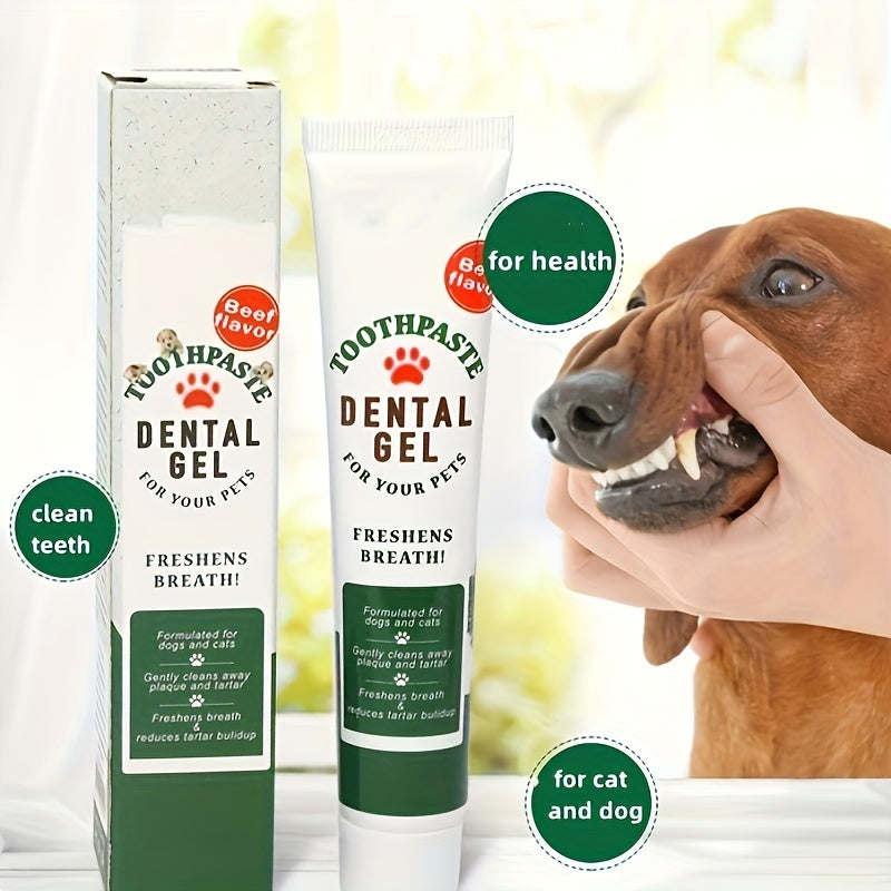 Pet Dental Care Kit - Gentle Finger Brush & Bristled Toothbrush with Freshening Toothpaste - Complete Oral Hygiene Solution for Dogs and Cats