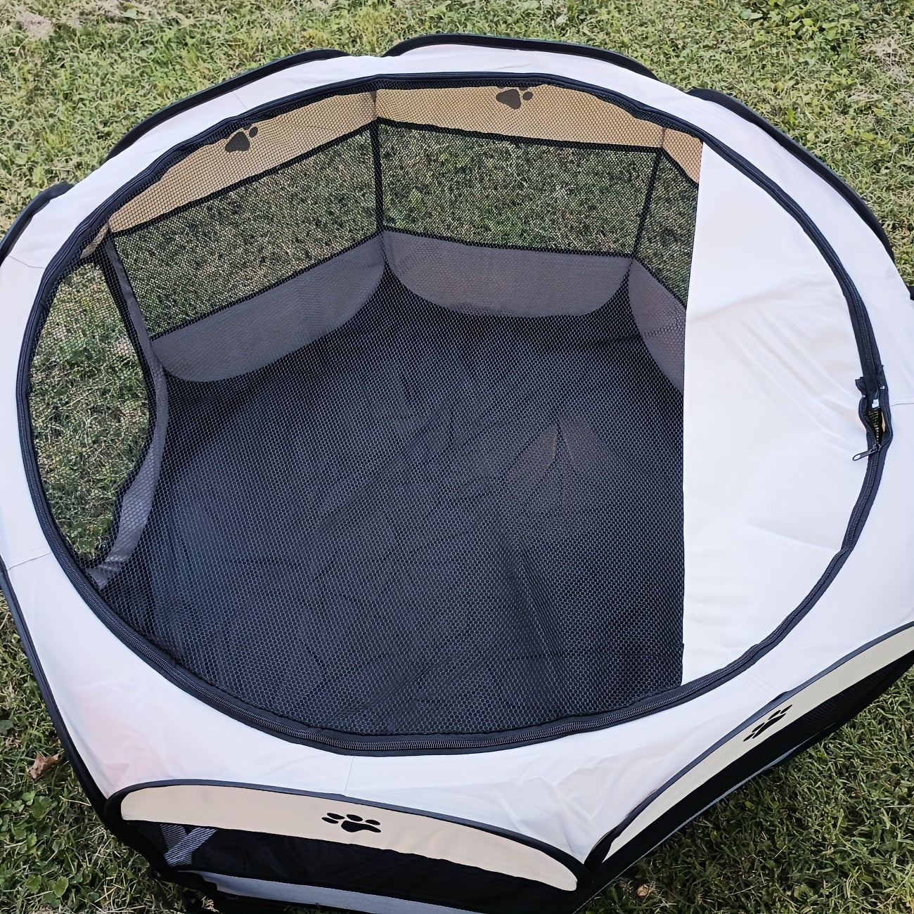 [Fast Arrival] Extra Large Foldable Pet Tent and Playpen (44.5*44.5*22.8 in) - Portable Enclosures for Dogs and Cats - Provides Ultimate Comfort, Security, and Ventilation for Your Furry Friend - Easy Setup and Carry